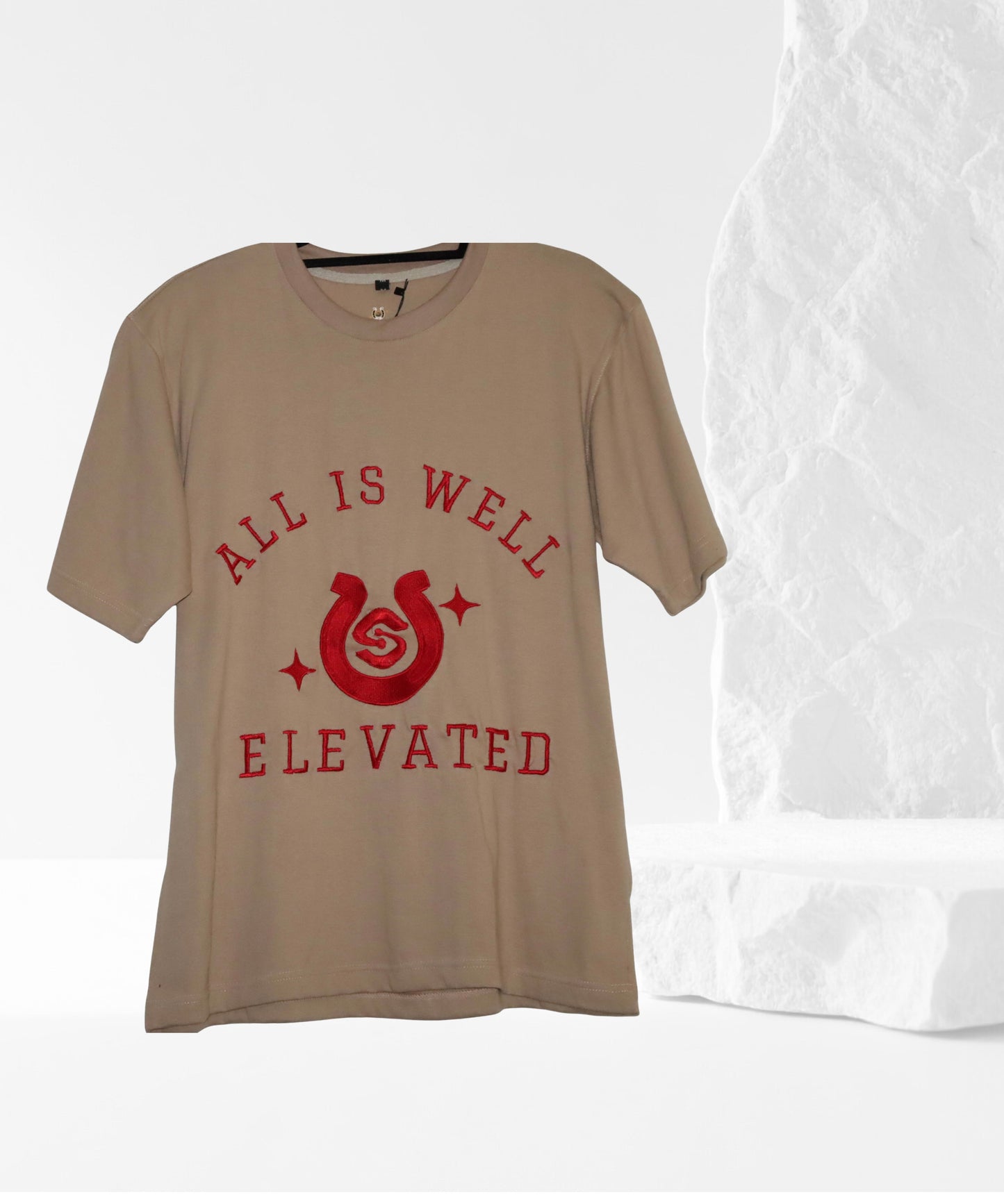 ALL IS WELL-ELEVATED - Embroidered -Unisex T-Shirt
