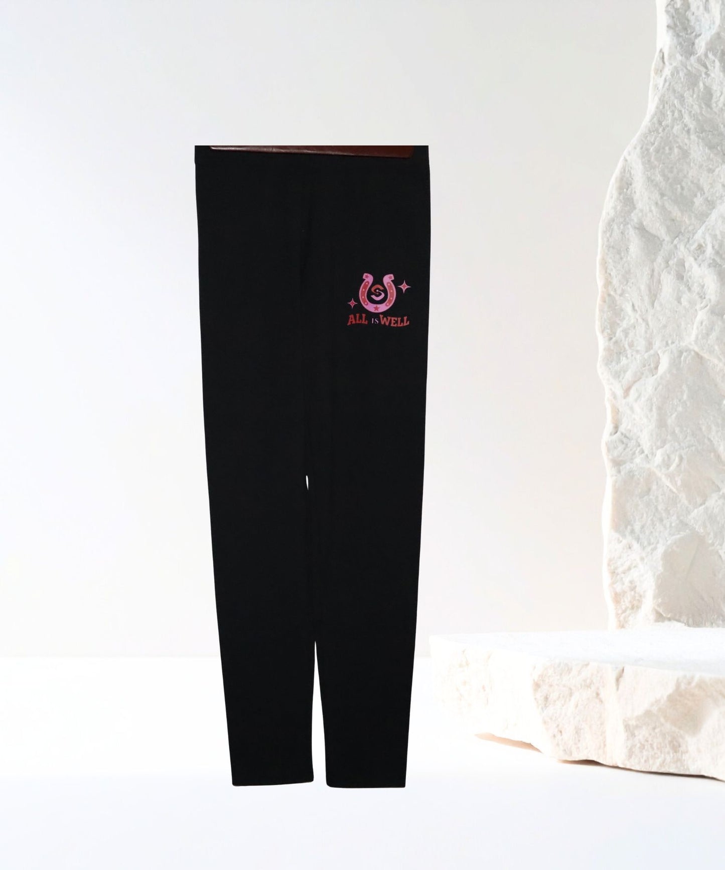 ALL IS WELL –Classic Embroidered Leggings