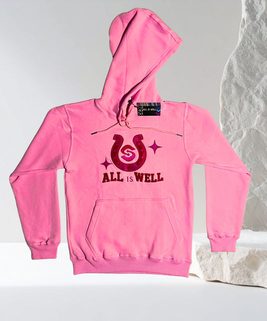 All Is Well – Embroidered Organic Cotton -Hoodie