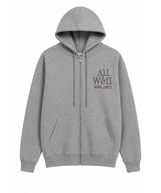 AIW Classic Zip Front Hoodie