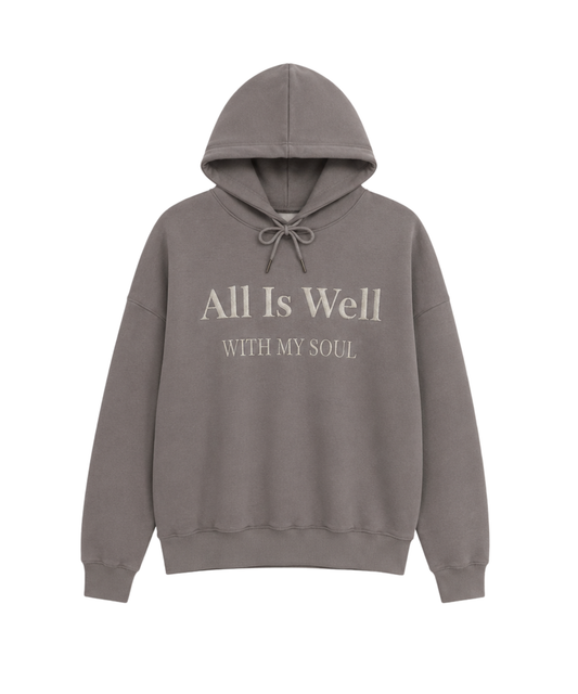 AIW With My Soul  Embroidered Hoodie