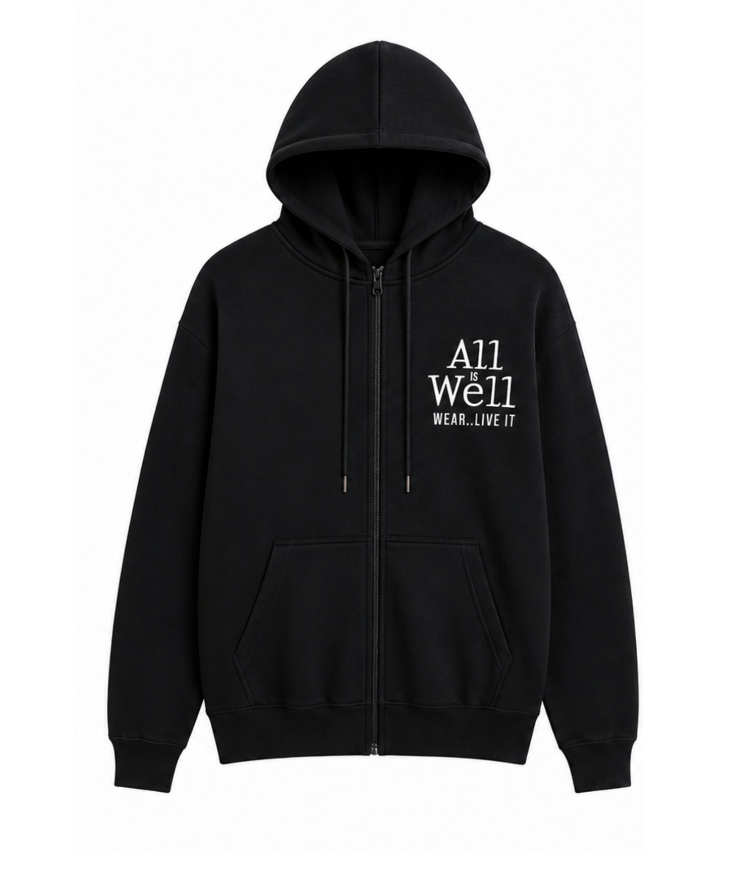 AIW Classic Zip Front Hoodie