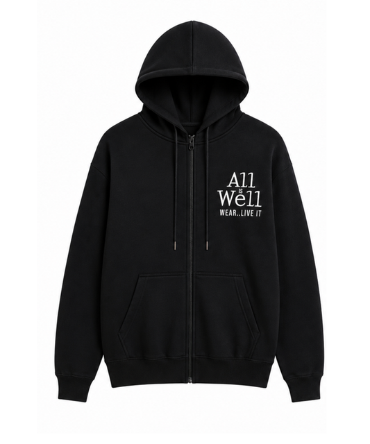 AIW Classic Zip Front Hoodie