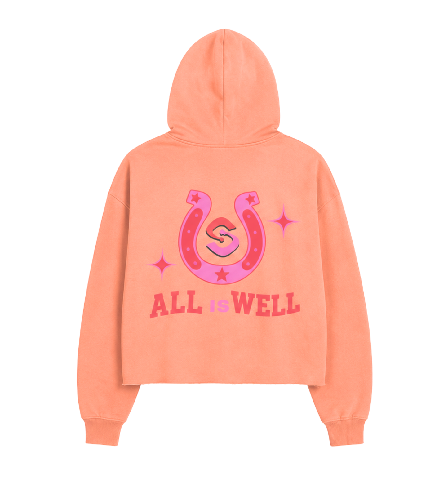 AIW Signature Crest Cropped Hoodie